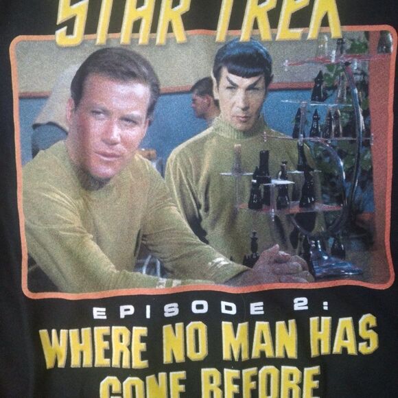 Star Trek Episode 2 No Man Has Gone Before T-Shirt - Picture 1 of 9